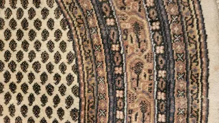 Alfombra Circular persa Gorasmir 2.54m Lana