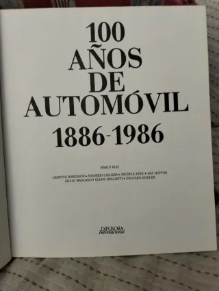 1886 100 años de automovil