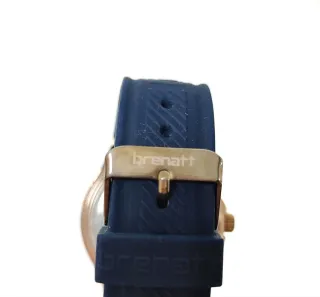 Reloj mujer BRENATT nuevo azul dorado