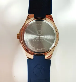 Reloj mujer BRENATT nuevo azul dorado