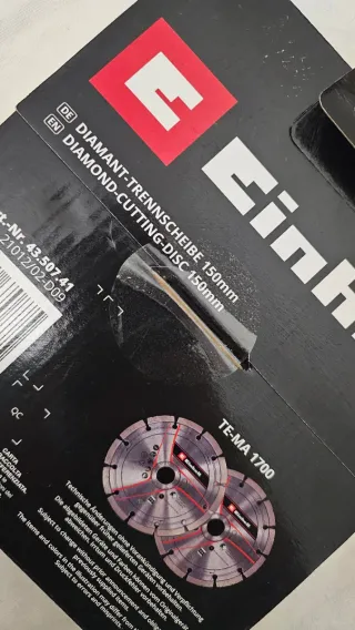 Discos Corte Diamante Einhell 150mm (2 uds) Nuevos