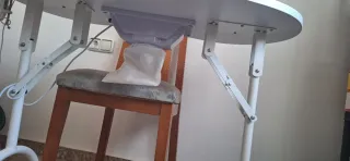 Mesa manicura plegable con aspirador