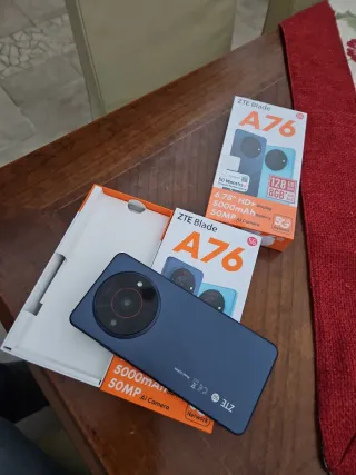 SIGILLATO ZTE Blade A76 128GB stardust Black nuovo