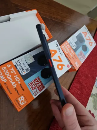 SIGILLATO ZTE Blade A76 128GB stardust Black nuovo