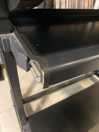 Mesa Ordenador Negra con Baldas