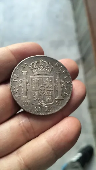 Moneda 20 Reales 1822