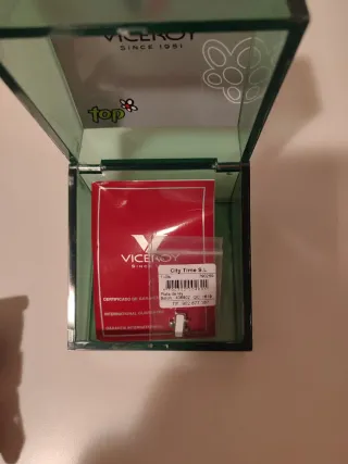 Reloj Viceroy Mujer Plata y Blanco