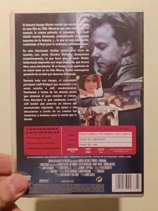 Película Secuestrada DVD.