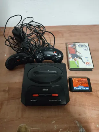 Console Sega Mega Drive II Nero