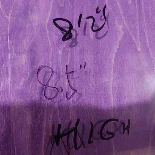 Tabla de Skate 8,25" Arce canadiense high cóncave.