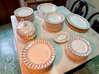 Vajilla San Claudio Antigua 53 Piezas