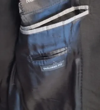 Traje de vestir gris