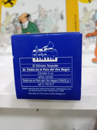 CITROEN TORPEDO TINTIN CON HERNÁNDEZ Y FERNANDEZ