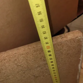 Espejo de madera retro