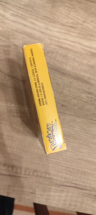 Pokemon Amarillo Edición Especial Pikachu
