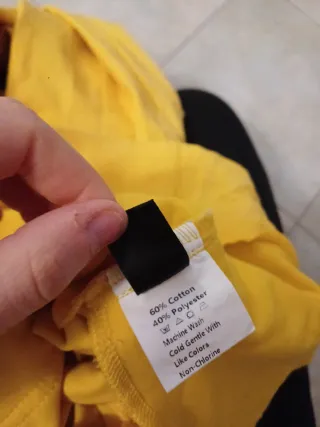 Pantaloni lunghi gialli Veste da s