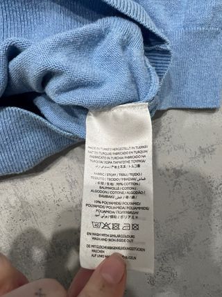 Jersey Gant Azul V-Neck