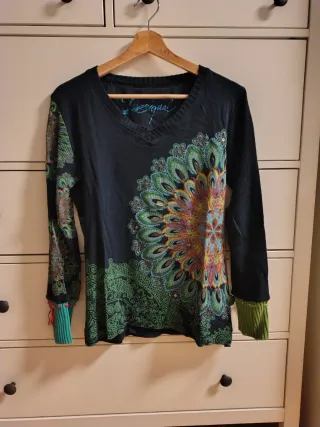 Jersey fino Desigual estampado