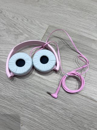 Cascos Sony Rosas Plegables