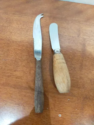 Set Utensili Formaggio Legno Metallo