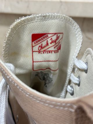 Converse Run Star Hike Plataforma Beige Talla 42.5