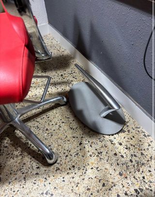 Conjunto Peluquería Sillón Rojo y Lavacabezas