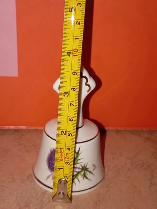 Campana vintage porcellana decorata