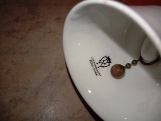 Campana vintage porcellana decorata