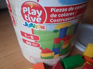 Cubo. Bloques de construcción Playtive Junior 80 p