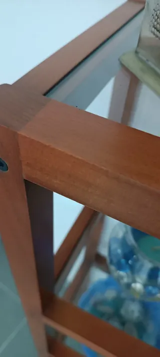 2 Estanterías Madera y Cristal+ regalo libros