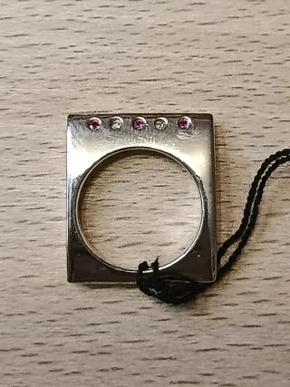 Sortija Plata Hot Diamonds