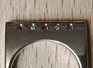 Sortija Plata Hot Diamonds