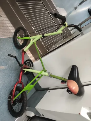 Bicicleta 14 Plegable Camping Adulto Joven