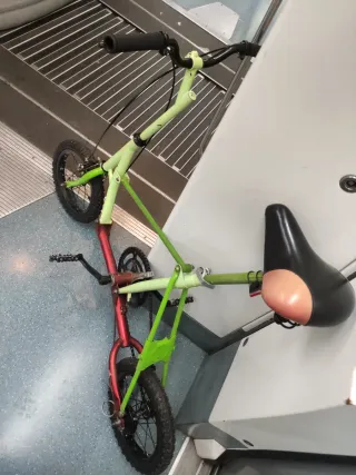 Bicicleta 14 Plegable Camping Adulto Joven