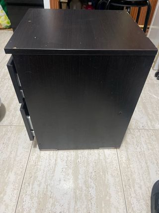 Cajonera negra 2 cajones