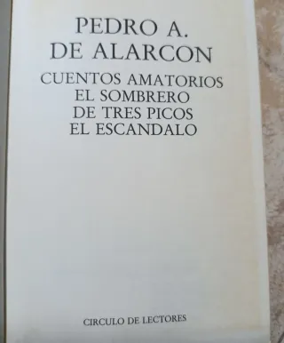 Obras selectas de Pedro A. de Alarcón