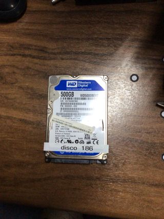 Disco Duro WD 500GB WD5000BEVT Scorpio Blue