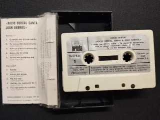 Lote CD + cassette Rocío Durcal