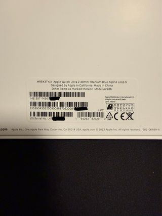 Apple Watch Ultra 2 Batería 100%