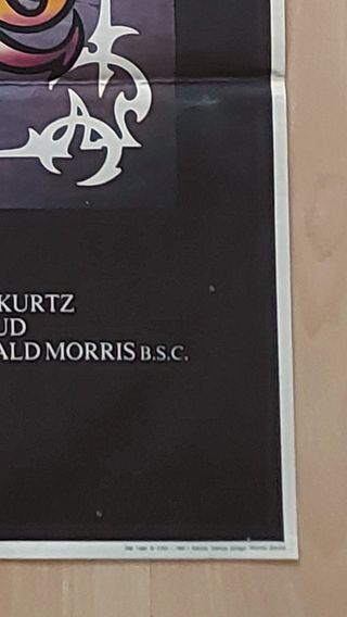 Cartel de cine original Cristal Oscuro (1982)