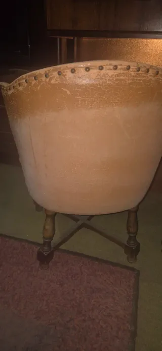 2 Sillas Antiguas Retro Vintage viejas colección