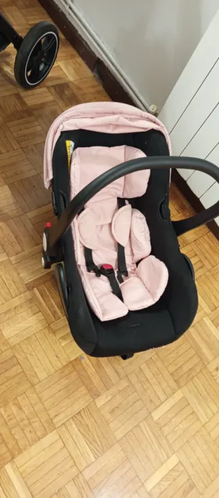 Carrito Bebé Chipolino TRÍO Rosa