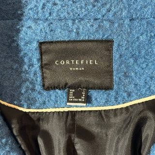 Abrigo Cortefiel Azul Textura Talla L (Oversize)