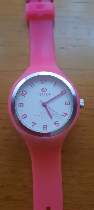 Reloj Marea Rosa y Blanco