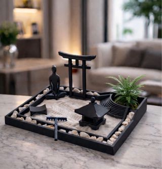 Giardino Zen con vaso