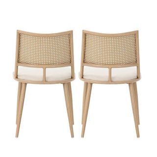 Pack 4 Sillas Comedor Ratán Beige