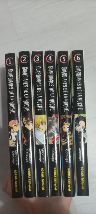 Mangas Guardianes de la Noche 1-6
