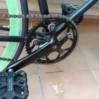 Bicicleta Fixie Ruedas Verdes