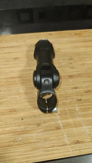 Potencia Bici Ajustable Altura y Angulo Negra