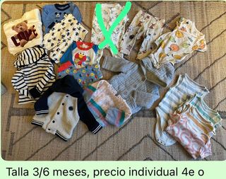 Lote Ropa Bebé 3/6 Meses